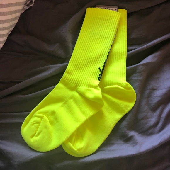 Balenciaga Other - Neon yellow balenciaga socks 🧦